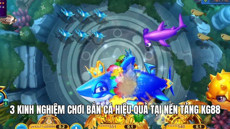 3 kinh nghiệm chơi bắn cá hiệu quả tại nền tảng KG88