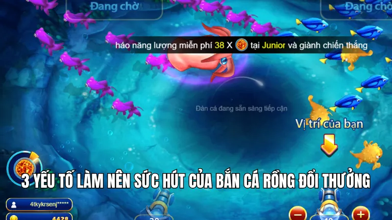 3 yếu tố làm nên sức hút của bắn cá rồng đổi thưởng