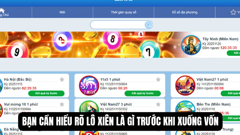 Bạn cần hiểu rõ lô xiên là gì trước khi xuống vốn