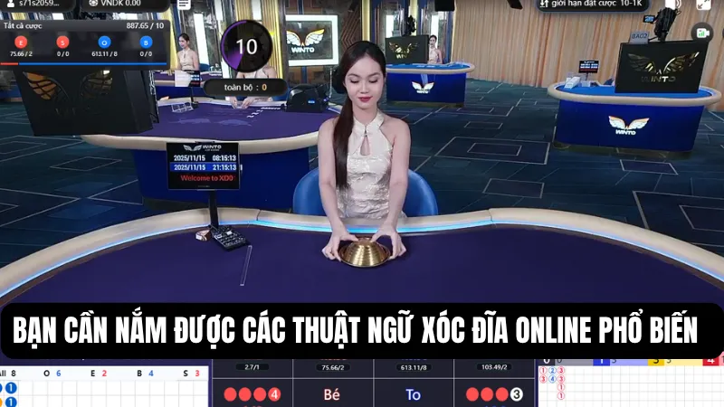 Bạn cần nắm được các thuật ngữ xóc đĩa online phổ biến  