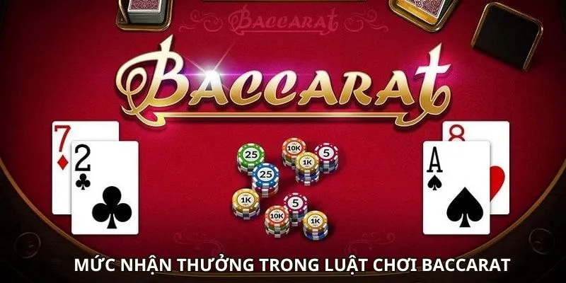 Mức nhận thưởng trong luật chơi baccarat
