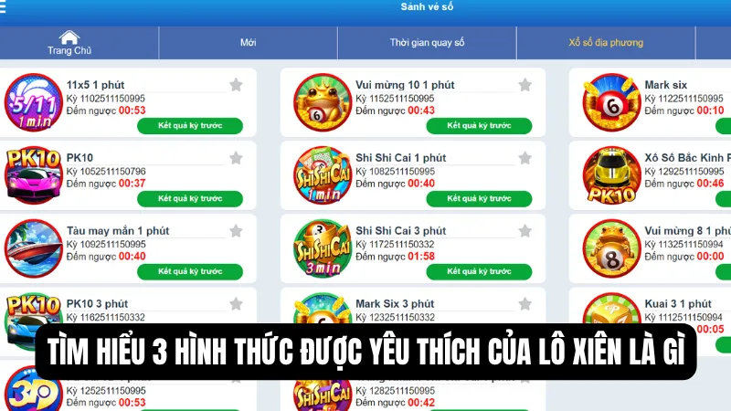 Tìm hiểu 3 hình thức được yêu thích của lô xiên là gì